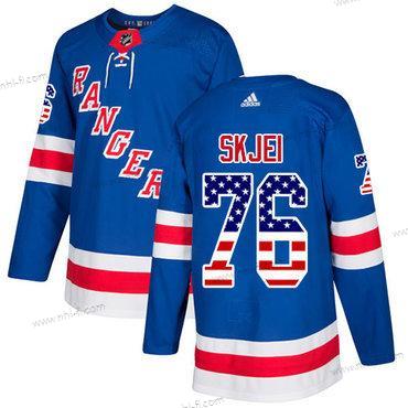 Adidas New York Rangers #76 Brady Skjei Royal Sininen Kotiottelu Aito USA Flag Ommeltu NHL Paita – Miesten