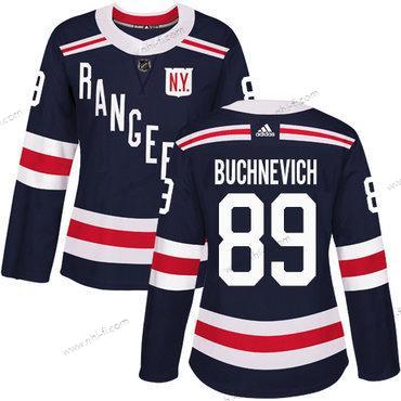 Adidas New York Rangers #89 Pavel Buchnevich Laivastonsininen Sininen Aito 2018 Talvi Klassinen Ommeltu NHL Paita – Naisten