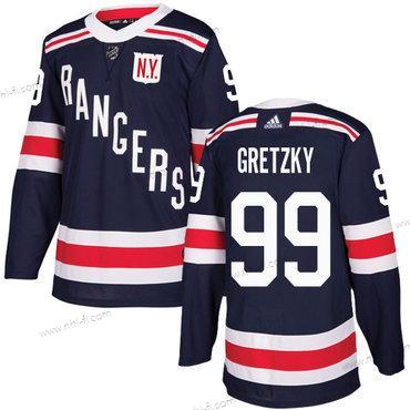 Adidas New York Rangers #99 Wayne Gretzky Laivastonsininen Sininen Aito 2018 Talvi Klassinen Ommeltu NHL Paita – Miesten