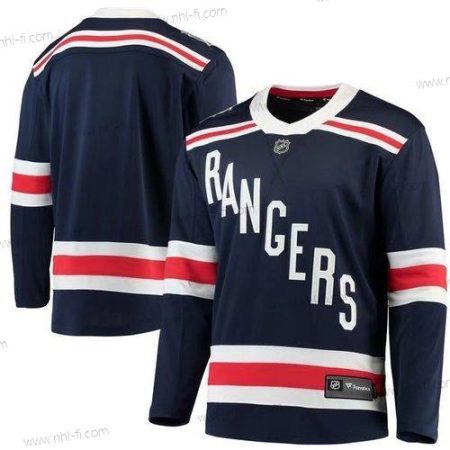 Adidas New York Rangers Räätälöidyt Laivastonsininen Sininen Aito 2018 Talvi Klassinen Ommeltu NHL Paita