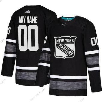 Adidas New York Rangers Räätälöidyt Musta 2019 NHL All-Star Game Parley Aito Paita – Miesten