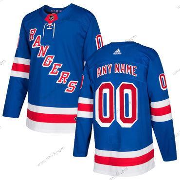 Adidas New York Rangers Räätälöidyt Royal Sininen Kotiottelu 2017-2018 Ommeltu NHL Paita – Miesten