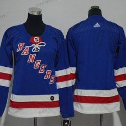 Adidas New York Rangers Tyhjä Royal Sininen Kotiottelu Aito Ommeltu NHL Paita – Naisten