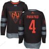 Adidas North Amerikka Jääkiekko #4 Colton Parayko Musta 2016 World Cup Of Jääkiekko Ommeltu WCH Game Paita – Miesten