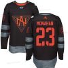 Adidas North Amerikka Jääkiekko#23 Sean Monahan Musta 2016 World Cup Of Jääkiekko Ommeltu WCH Game Paita – Miesten