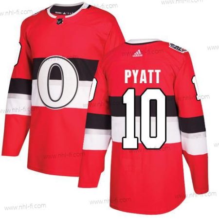 Adidas Ottawa Senators #10 Tom Pyatt Punainen Aito 1917-2017 100th Klassinen Ommeltu NHL Paita – Miesten