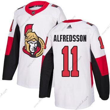 Adidas Ottawa Senators #11 Daniel Alfredsson Aito Valkoinen Kolmas NHL Paita – Miesten