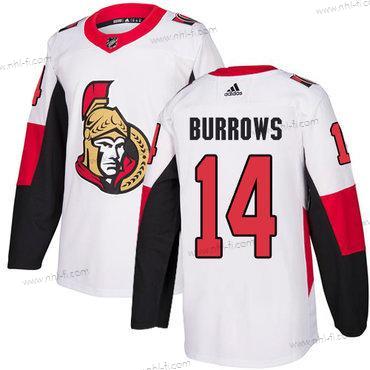 Adidas Ottawa Senators #14 Alexandre Burrows Aito Valkoinen Kolmas NHL Paita – Miesten