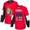 Adidas Ottawa Senators #18 Ryan Dzingel Punainen Kotiottelu Aito USA Flag Ommeltu NHL Paita – Miesten