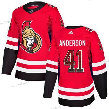 Adidas Ottawa Senators #41 Craig Anderson Punainen Paita – Miesten