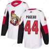 Adidas Ottawa Senators #44 Jean-Gabriel Pageau Aito Valkoinen Kolmas NHL Paita – Miesten