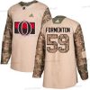 Adidas Ottawa Senators #59 Alex Formenton Maastokuvio Aito 2017 Veterans Day Ommeltu NHL Paita – Miesten