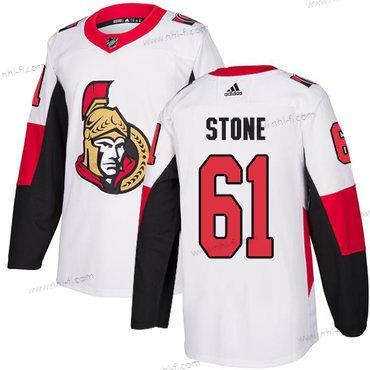 Adidas Ottawa Senators #61 Mark Stone Aito Valkoinen Kolmas NHL Paita – Miesten