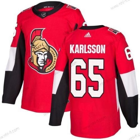 Adidas Ottawa Senators #65 Erik Karlsson Punainen Kotiottelu Aito Ommeltu NHL Paita – Miesten