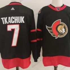 Adidas Ottawa Senators #7 Brady Tkachuk Musta 2020-21 Ommeltu NHL Paita – Miesten