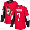 Adidas Ottawa Senators #7 Kyle Turris Punainen Kotiottelu Aito Ommeltu NHL Paita – Miesten