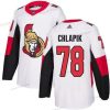 Adidas Ottawa Senators #78 Filip Chlapik Aito Valkoinen Kolmas NHL Paita – Miesten