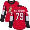 Adidas Ottawa Senators #79 Drake Batherson Kotiottelu Aito Punainen Paita – Naisten