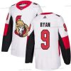 Adidas Ottawa Senators #9 Bobby Ryan Aito Valkoinen Kolmas NHL Paita – Miesten