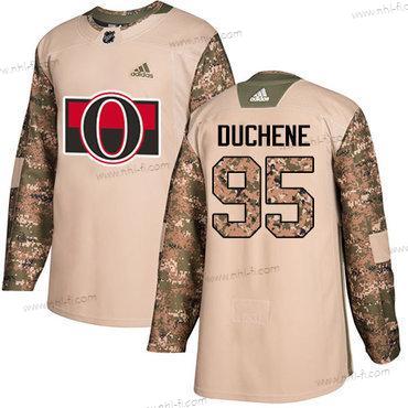 Adidas Ottawa Senators #95 Matt Duchene Maastokuvio Aito 2017 Veterans Day Ommeltu NHL Paita – Miesten