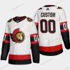 Adidas Ottawa Senators Räätälöidyt 2020-21 Valkoinen Aito Pelaaja Kolmas Ommeltu NHL Paita – Miesten