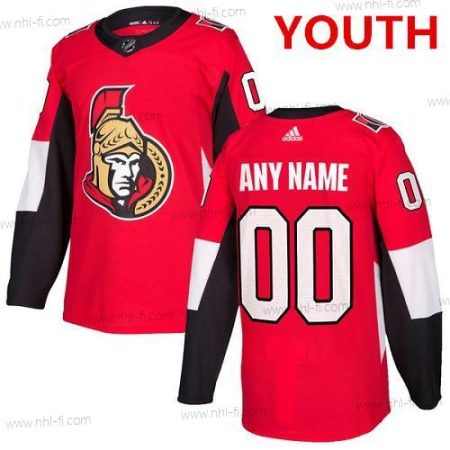 Adidas Ottawa Senators Räätälöidyt Aito Punainen Kotiottelu NHL Paita