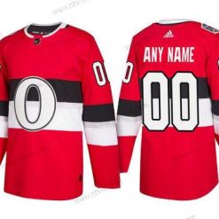 Adidas Ottawa Senators Räätälöidyt Punainen Aito 1917-2017 100th Klassinen Ommeltu NHL Paita