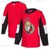 Adidas Ottawa Senators Tyhjä Punainen Kotiottelu Aito Ommeltu NHL Paita – Miesten