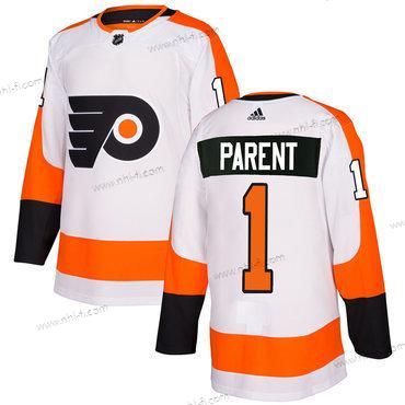 Adidas Philadelphia Flyers #1 Bernie Parent Valkoinen Aito Ommeltu NHL Paita – Miesten