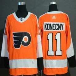 Adidas Philadelphia Flyers #11 Travis Konecny Oranssi Ommeltu NHL Paita – Miesten