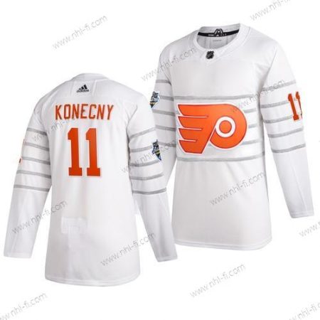 Adidas Philadelphia Flyers #11 Travis Konecny Valkoinen 2020 NHL All-Star Game Paita – Miesten