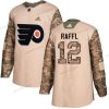 Adidas Philadelphia Flyers #12 Michael Raffl Maastokuvio Aito 2017 Veterans Day Ommeltu NHL Paita – Miesten