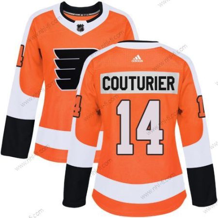 Adidas Philadelphia Flyers #14 Sean Couturier Oranssi Kotiottelu Aito Ommeltu NHL Paita – Naisten