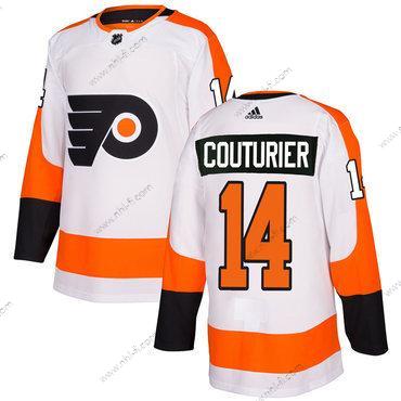 Adidas Philadelphia Flyers #14 Sean Couturier Valkoinen Aito Ommeltu NHL Paita – Miesten