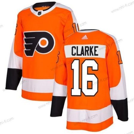 Adidas Philadelphia Flyers #16 Bobby Clarke Oranssi Kotiottelu Aito Ommeltu NHL Paita – Miesten