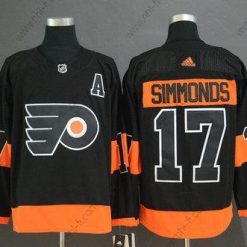 Adidas Philadelphia Flyers #17 Wayne Simmonds Musta Vaihtopaita Paita – Miesten