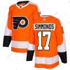 Adidas Philadelphia Flyers #17 Wayne Simmonds Oranssi Kotiottelu Aito Ommeltu NHL Paita – Miesten