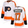 Adidas Philadelphia Flyers #17 Wayne Simmonds Valkoinen Aito Ommeltu NHL Paita – Miesten