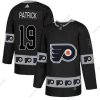 Adidas Philadelphia Flyers #19 Nolan Patrick Musta Maajoukkue Logos Paita – Miesten