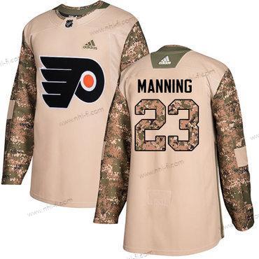 Adidas Philadelphia Flyers #23 Brandon Manning Maastokuvio Aito 2017 Veterans Day Ommeltu NHL Paita – Miesten