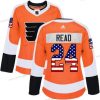 Adidas Philadelphia Flyers #24 Matt Read Oranssi Kotiottelu Aito USA Flag Ommeltu NHL Paita – Naisten