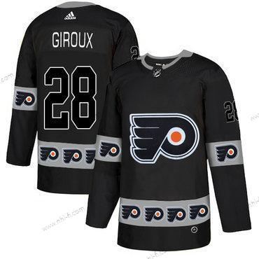 Adidas Philadelphia Flyers #28 Claude Giroux Musta Maajoukkue Logos Paita – Miesten