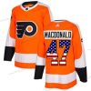 Adidas Philadelphia Flyers #47 Andrew Macdonald Oranssi Kotiottelu Aito USA Flag Ommeltu NHL Paita – Miesten