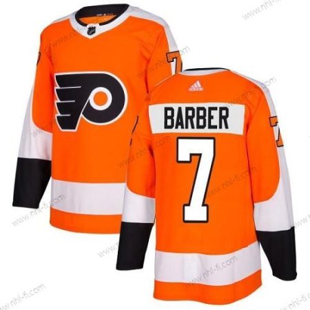 Adidas Philadelphia Flyers #7 Bill Barber Oranssi Kotiottelu Aito Ommeltu NHL Paita – Miesten