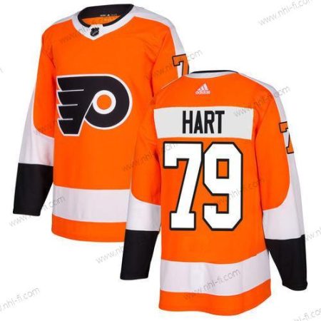 Adidas Philadelphia Flyers #79 Carter Hart Oranssi Kotiottelu Aito Ommeltu NHL Paita – Miesten