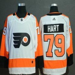 Adidas Philadelphia Flyers #79 Carter Hart Valkoinen Ommeltu NHL Paita – Miesten