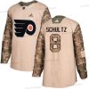 Adidas Philadelphia Flyers #8 Dave Schultz Maastokuvio Aito 2017 Veterans Day Ommeltu NHL Paita – Miesten