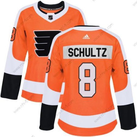 Adidas Philadelphia Flyers #8 Dave Schultz Oranssi Kotiottelu Aito Ommeltu NHL Paita – Naisten