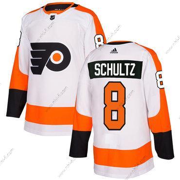 Adidas Philadelphia Flyers #8 Dave Schultz Valkoinen Aito Ommeltu NHL Paita – Miesten