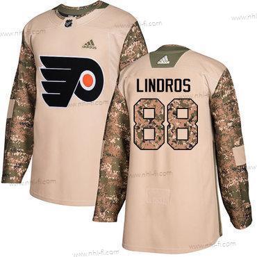 Adidas Philadelphia Flyers #88 Eric Lindros Maastokuvio Aito 2017 Veterans Day Ommeltu NHL Paita – Miesten